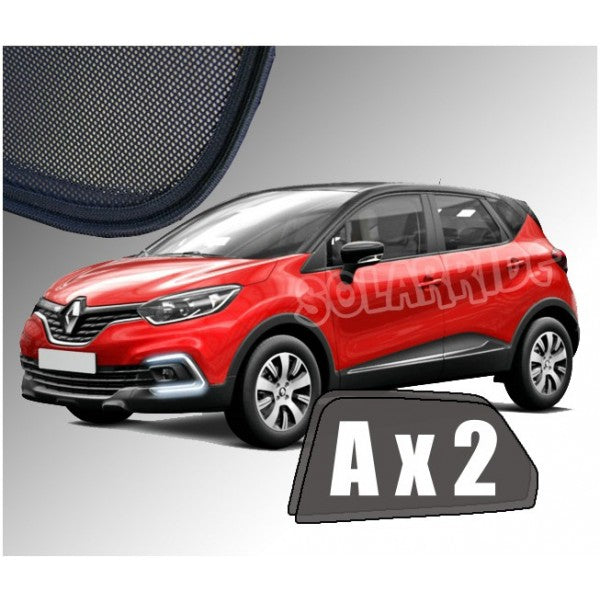 Sr solskjerm i akryl til Renault Captur I (2013-2019), vindavviser med enkel montering