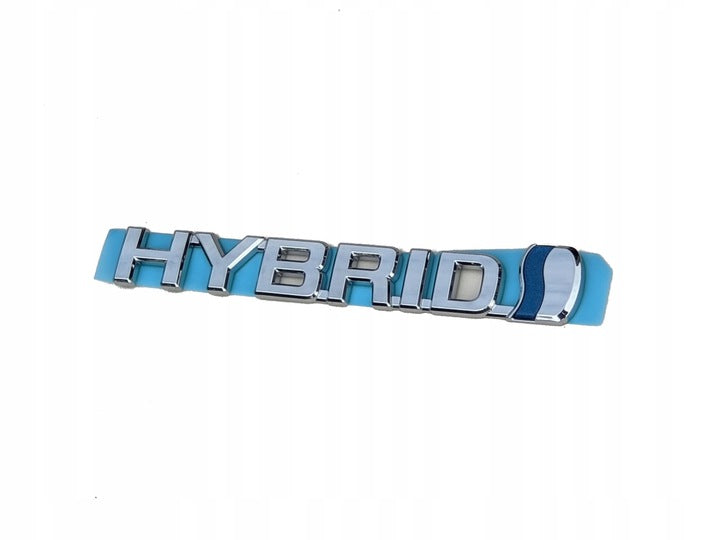 Emblem/logo for Toyota RAV4 IV Facelift 2015-2019, høyre skjerm, blå og krom i ABS-materiale