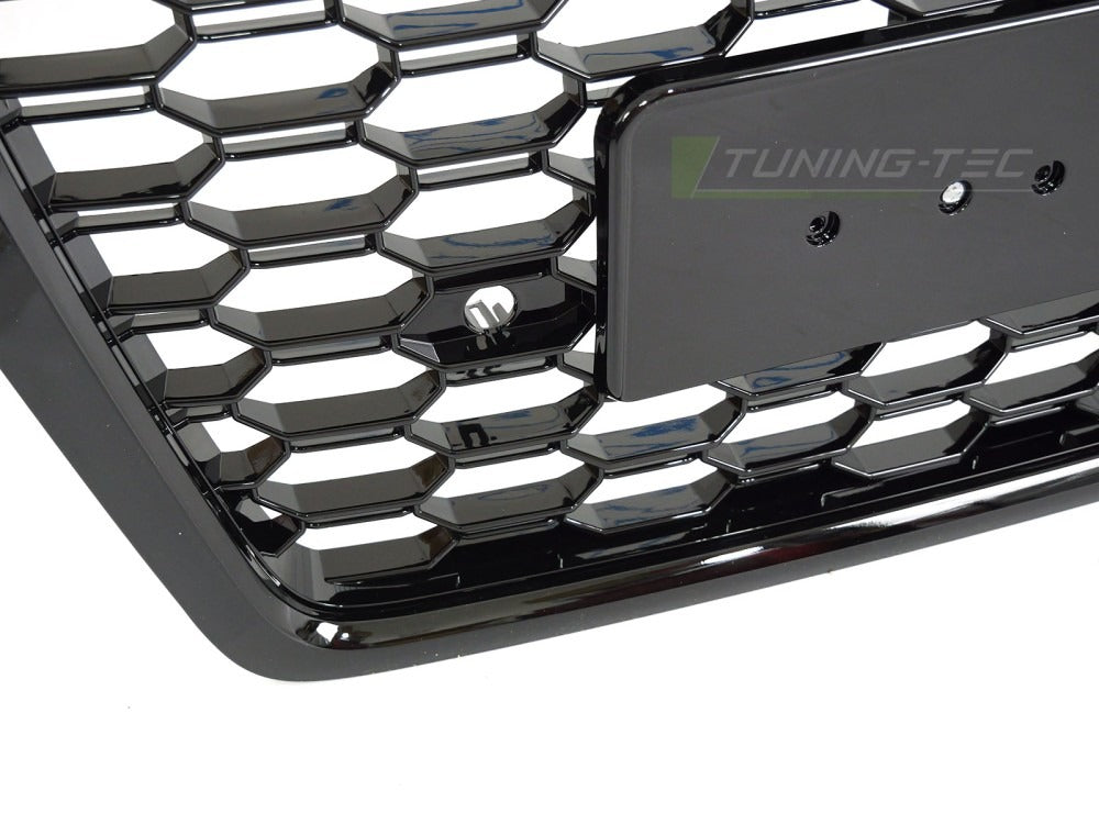 Grill Audi Q5 FY 16-20 med festedetaljer.