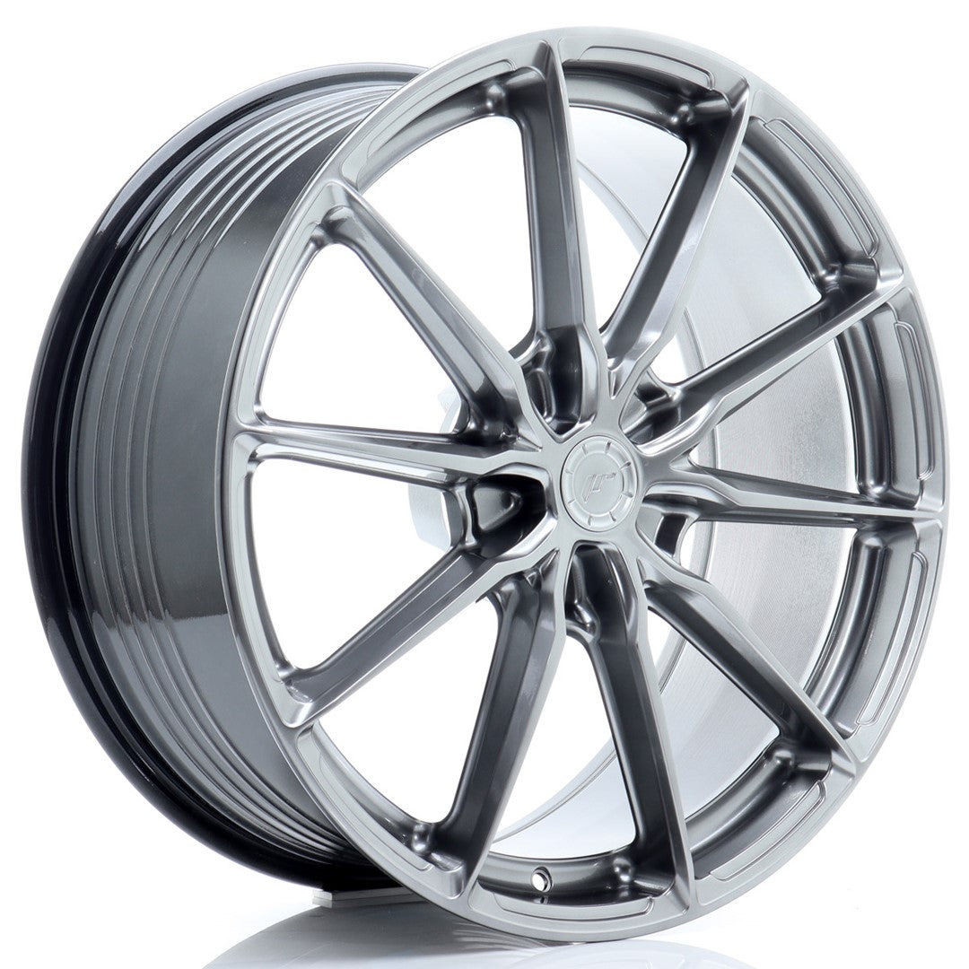 Felg JR Wheels JR37 21x9" Hyper Black – sett forfra
