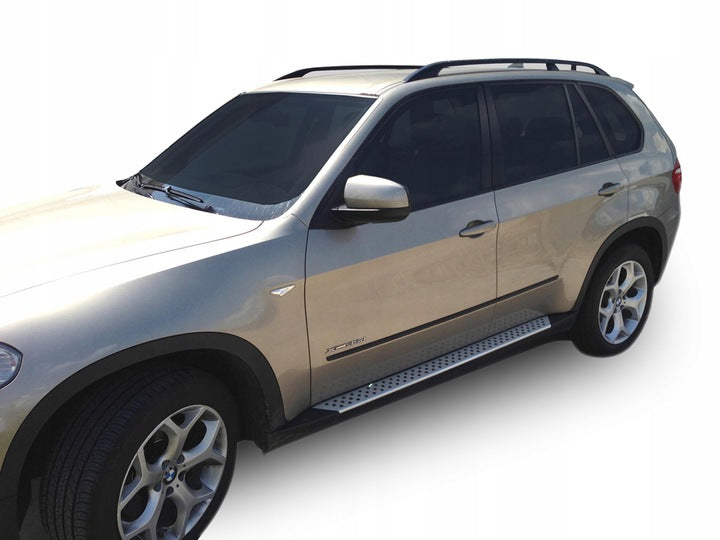Stigtrinn Scoutt til Bmw X5 (E70) i aluminium og ABS for enkel montering og beskyttelse av terskler