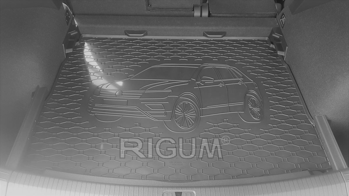 Rigum bagasjeromsmatte til Vw Tiguan II / nedre – 10 mm sidekant