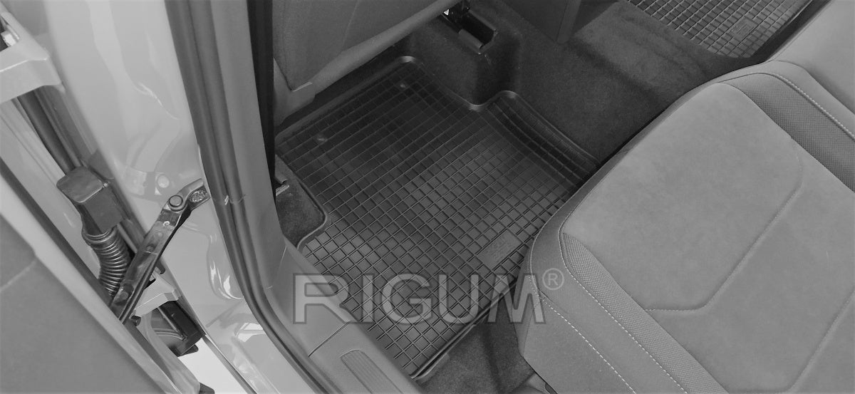 Gulvmatter Vw Touran II (2015-) – Luktfrie gummi - detaljer