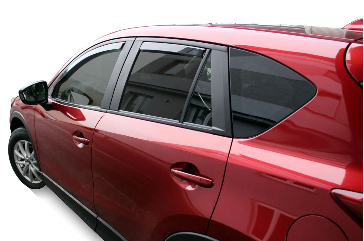 Vindavviser Mazda CX–5 / sett 4 stk. (2011-2017) – PMMA Plexi - nærbilde