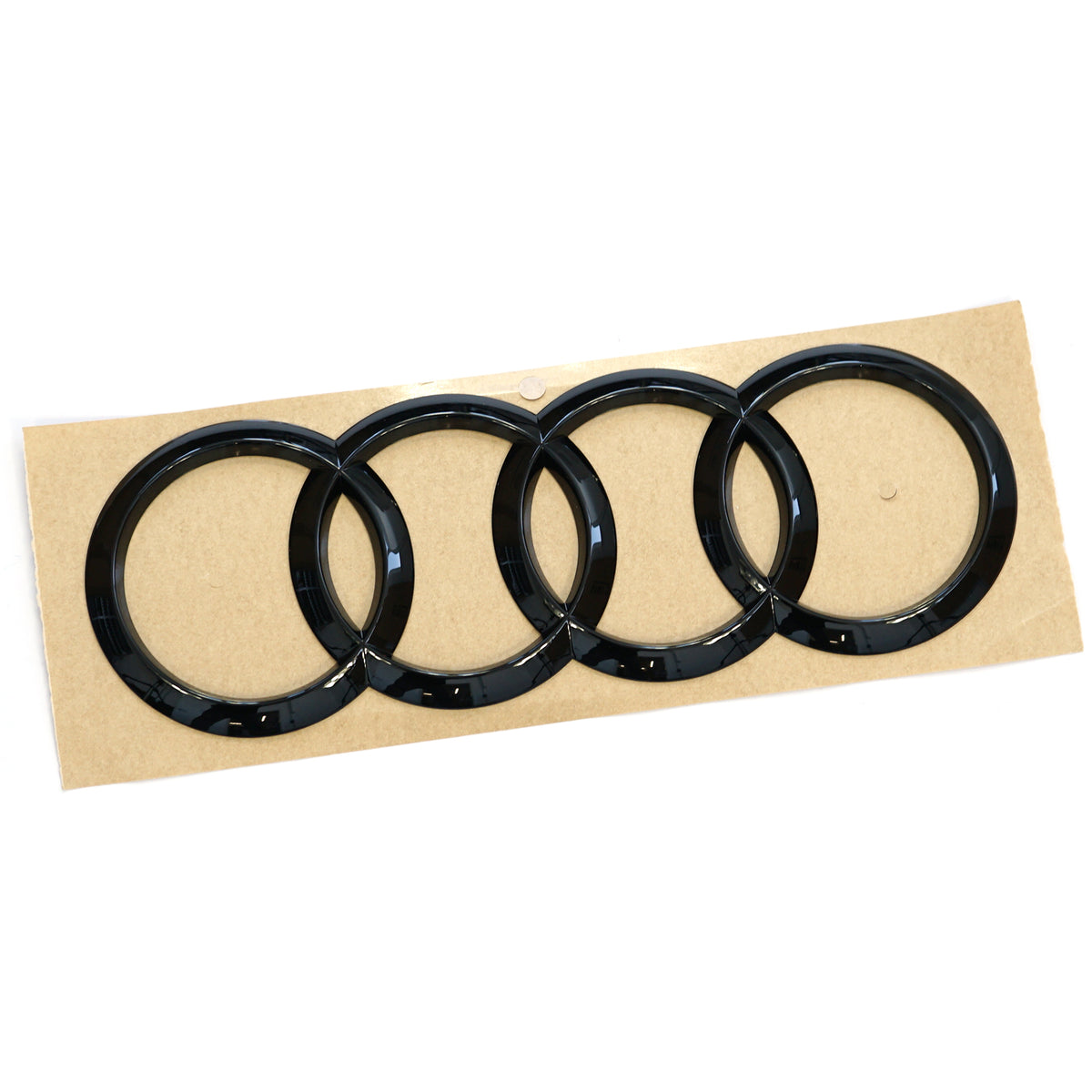 Emblem/logo til Audi Q4 e-tron > / Audi e-tron GT 2021-> Black Glossy i svart blank utførelse til bakluke