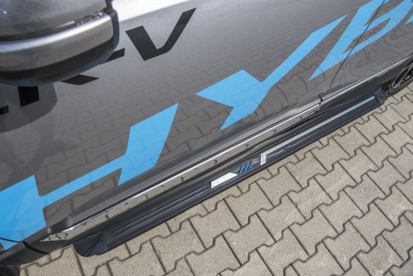 Stigtrinn fra Ventshield til Honda CR-V 2018-2023 i aluminium og svart/sølv