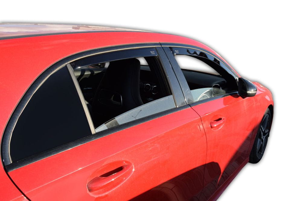 Heko vindavviser til Mercedes A-Klasse W177 2018→ sett 4 stk. – sort transparent