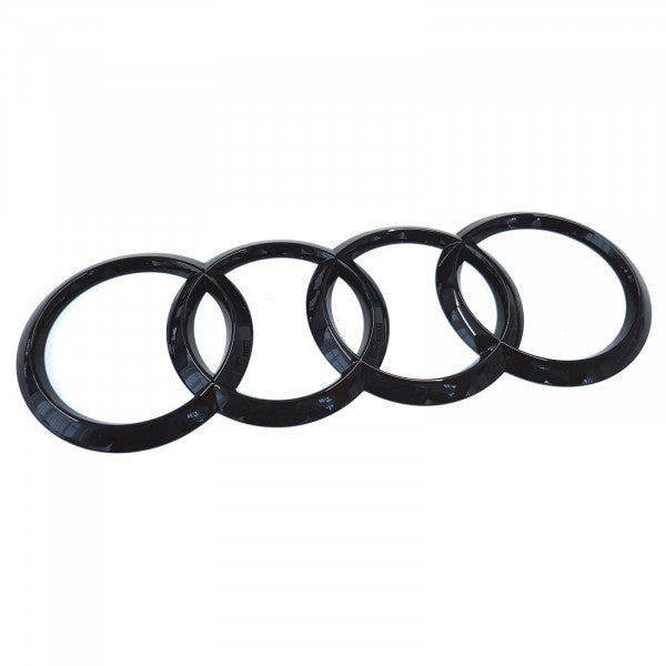 Emblem/logo til Audi A6 C7 Sedan / Audi Q5 FY 2016 - 2024 i svart blank utførelse