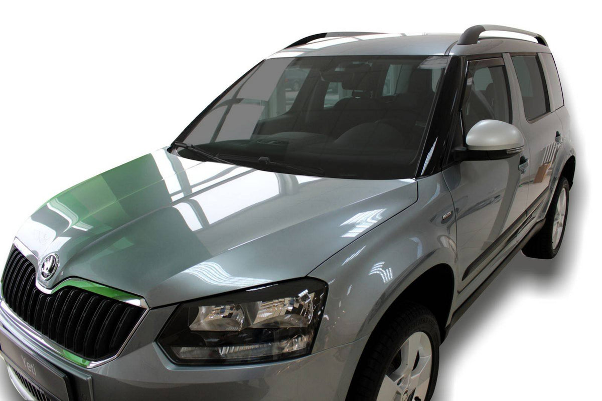 Heko vindavviser til Skoda YETI 5-dørs 2009→ sett 2 stk. – PMMA Plexi