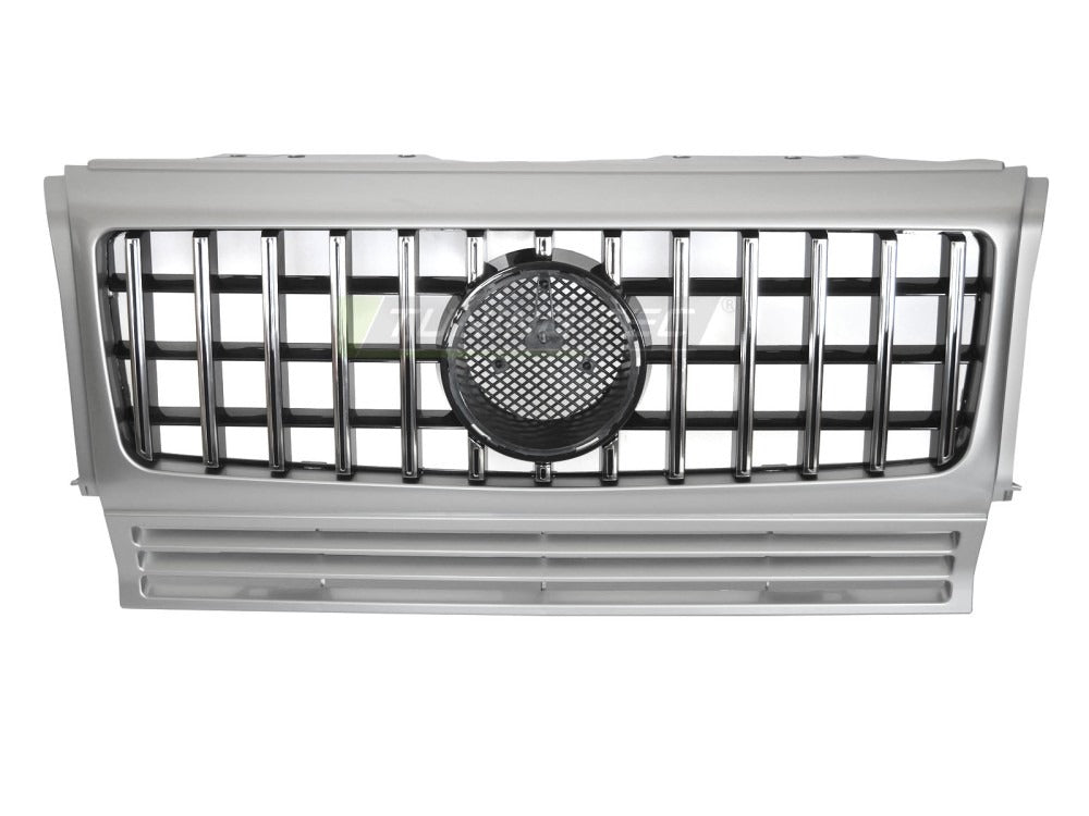 Detaljbilde av Grill Mercedes G-Klasse W463 90-12 sølv/krom.