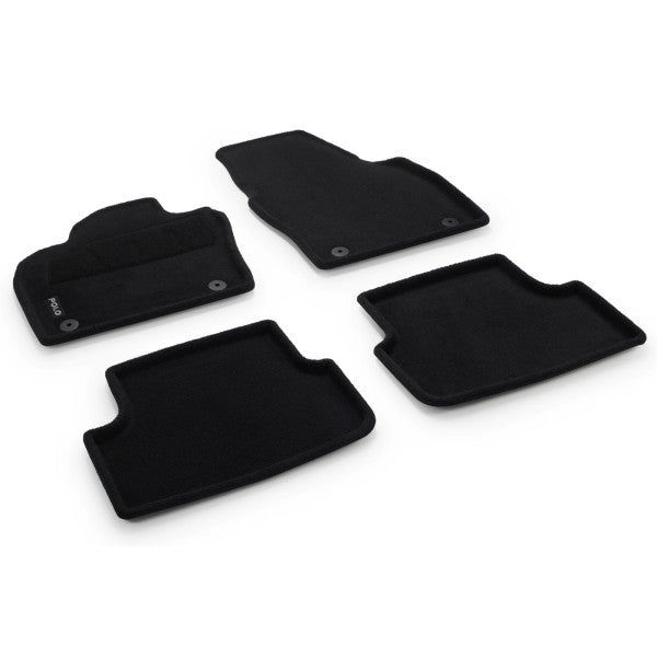 VAG OEM stoffmatter til Vw Polo 6 (2G/AE) Facelift – antiskli og god passform