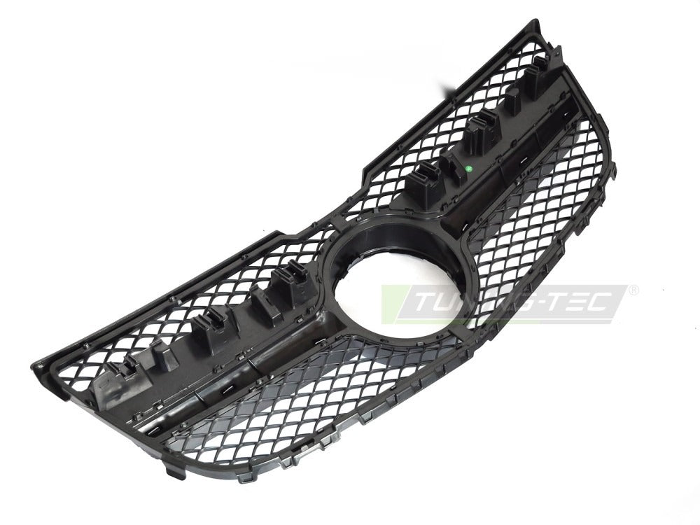 Grill Mercedes GLK X204 13-15 sort/krom med festedetaljer.