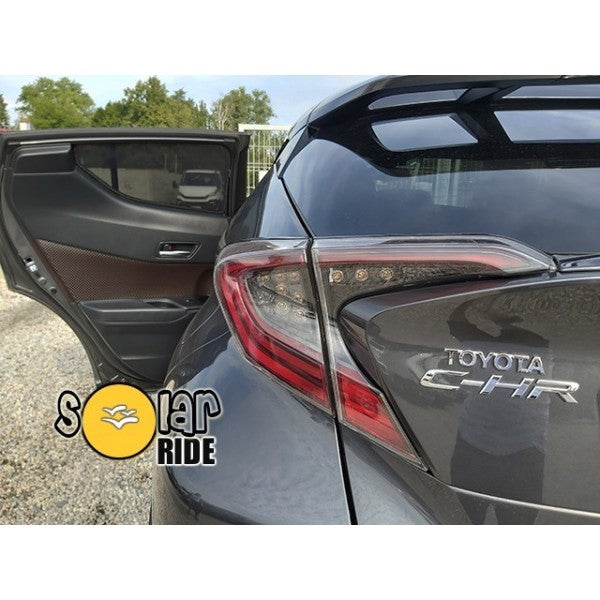 Solskjerm Toyota C-HR I (2016-2023) (2 stk) - sett bakfra