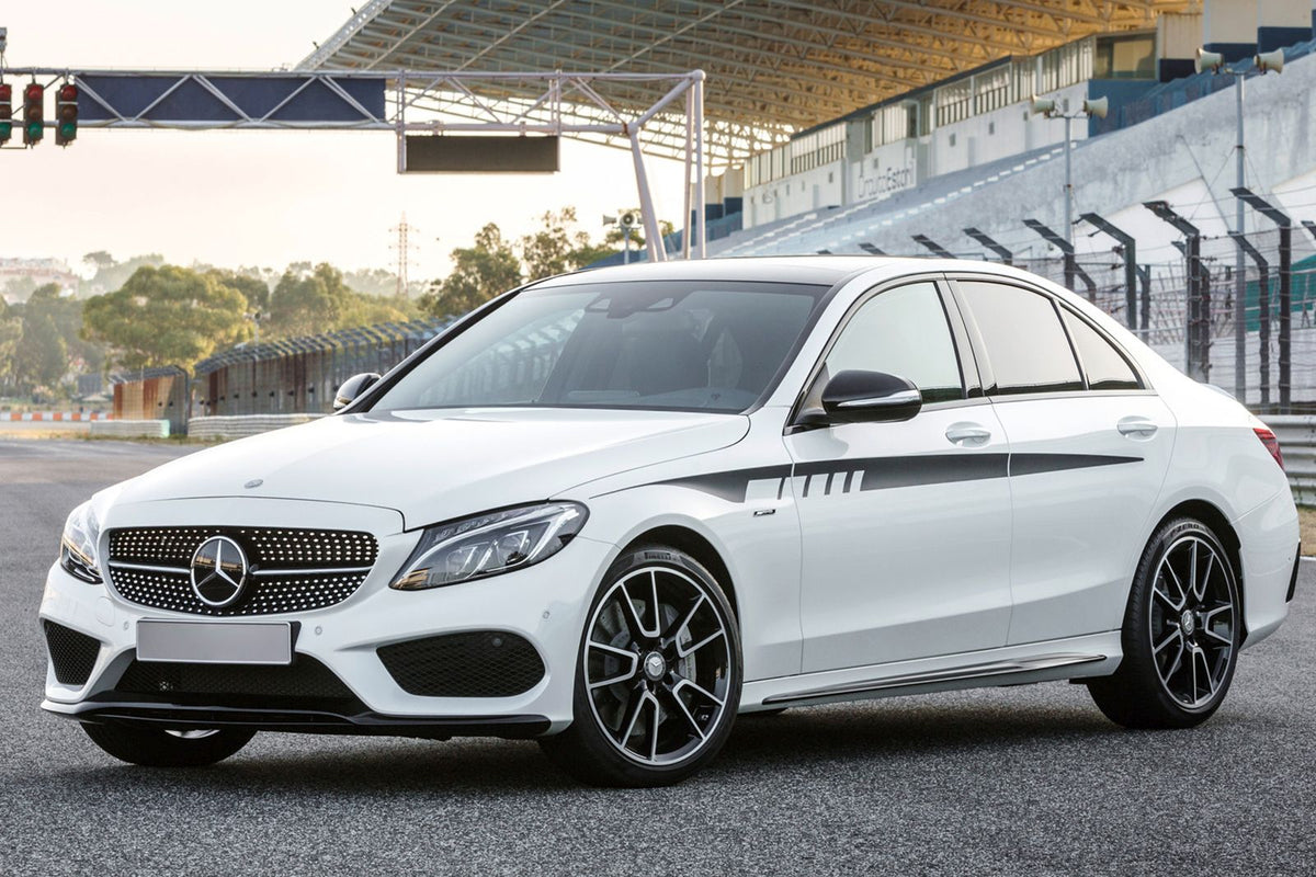 Skvettlapp Mercedes C-KLASSE (W205) pre-facelift AMG (2014-2019) – ABS - detaljer