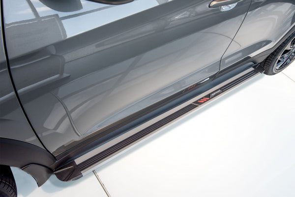 Stigtrinn Ventshield til Hyundai Tucson 2015-2020 i aluminium og ABS med monteringssett