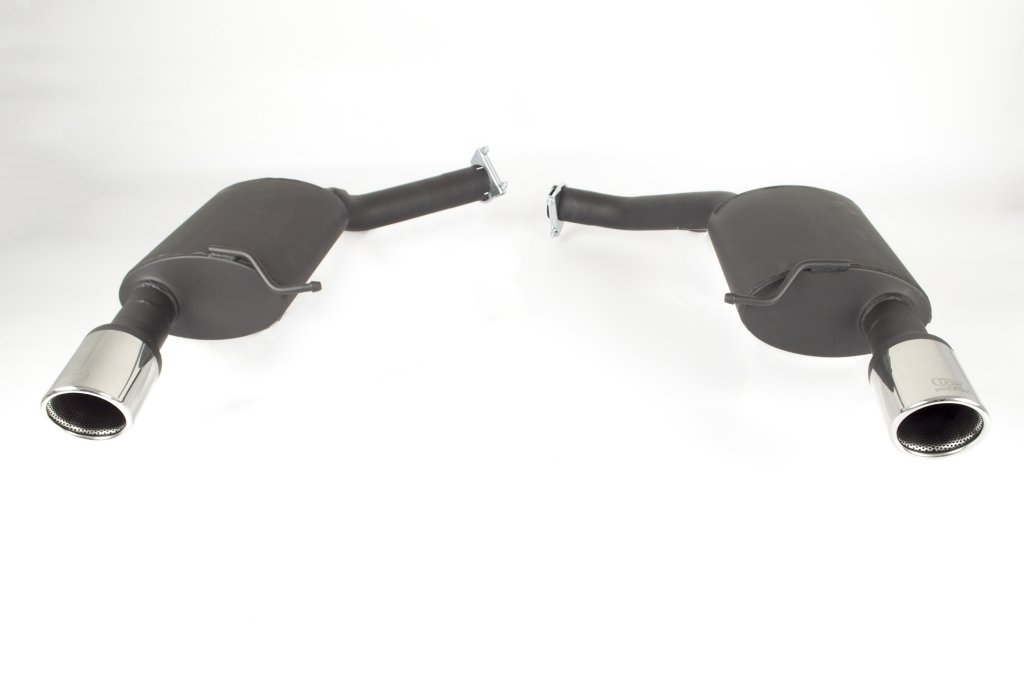 Sluttdemper duet Ulter A5 F5 Coupe og Sportback Quattro aluminisert demper rustfri endepiper