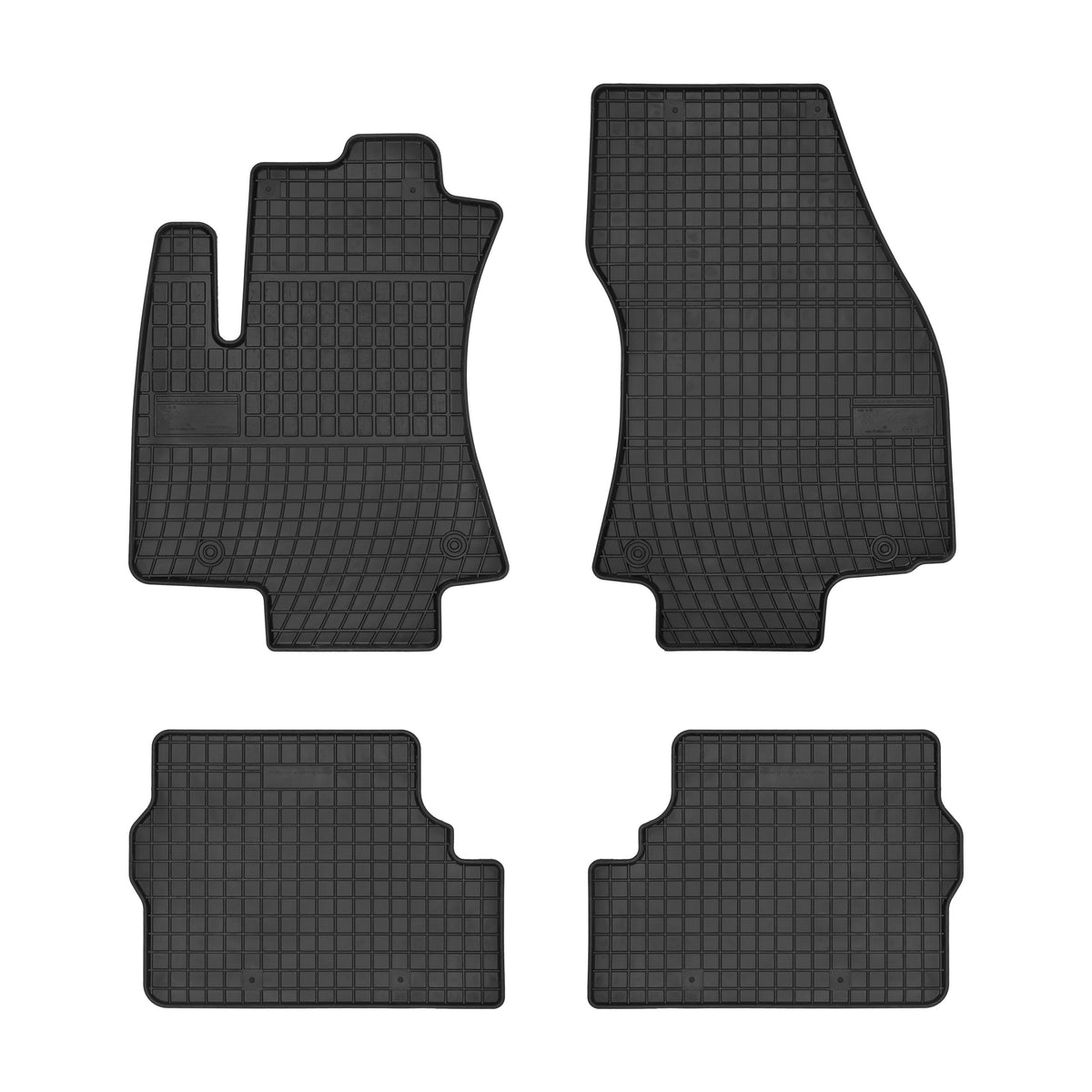 Frogum gummimatter til Opel Zafira A (1999-2005) – svart, vanntett, 4-delers sett med 1 cm sidekant