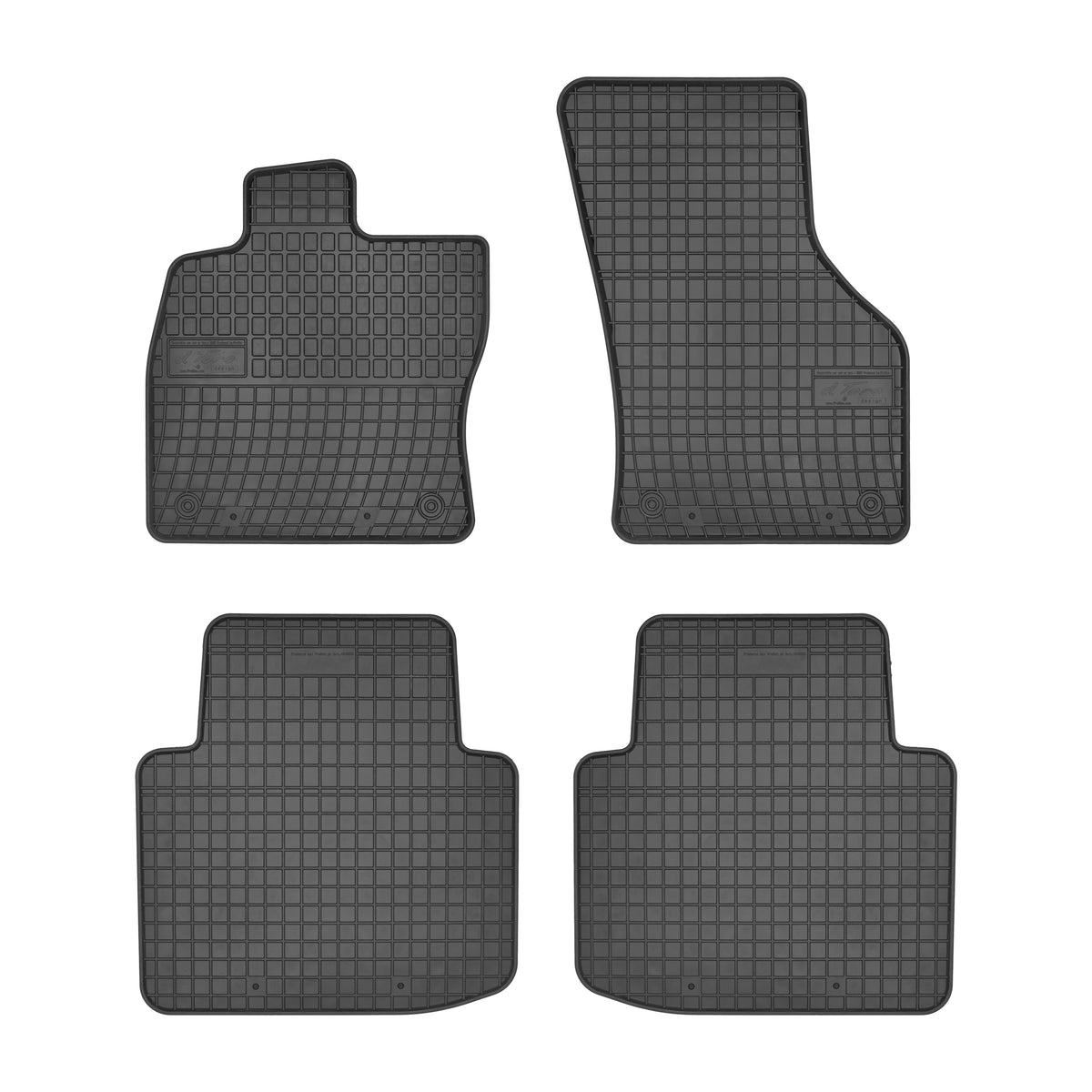 Frogum gummimatter til Skoda Superb III (2015-2024) – svart, 1 cm sidekant, sett med 4 stk