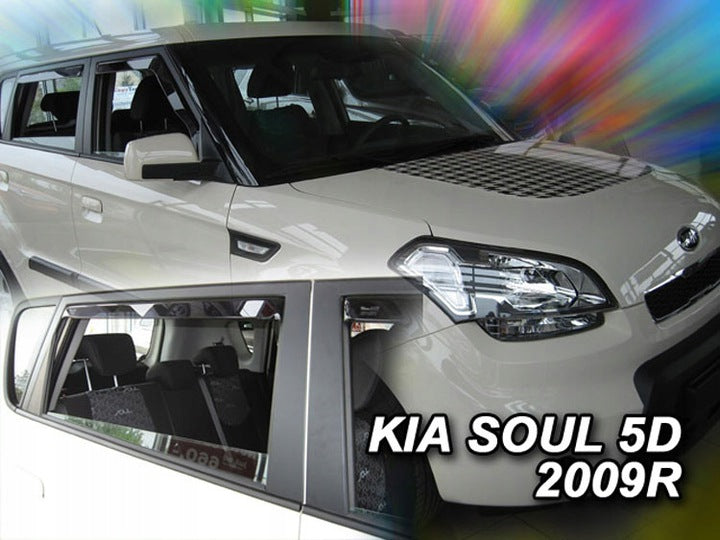 Heko vindavviser til Kia Soul I – PMMA Plexi materiale