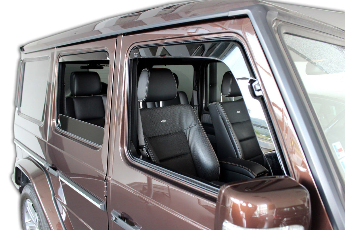 Heko vindavviser til Mercedes G-Klasse – sort transparent smoked