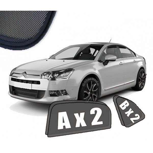 Sr solskjerm i akryl til Citroen C5 SEDAN II, vindavviser og regnbeskyttelse