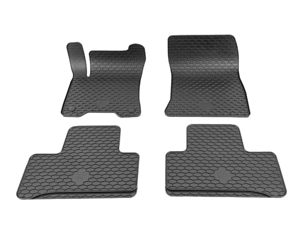 Gulvmatter Mercedes EQB (X243) (2021-2026) – Luktfrie gummi - sett forfra