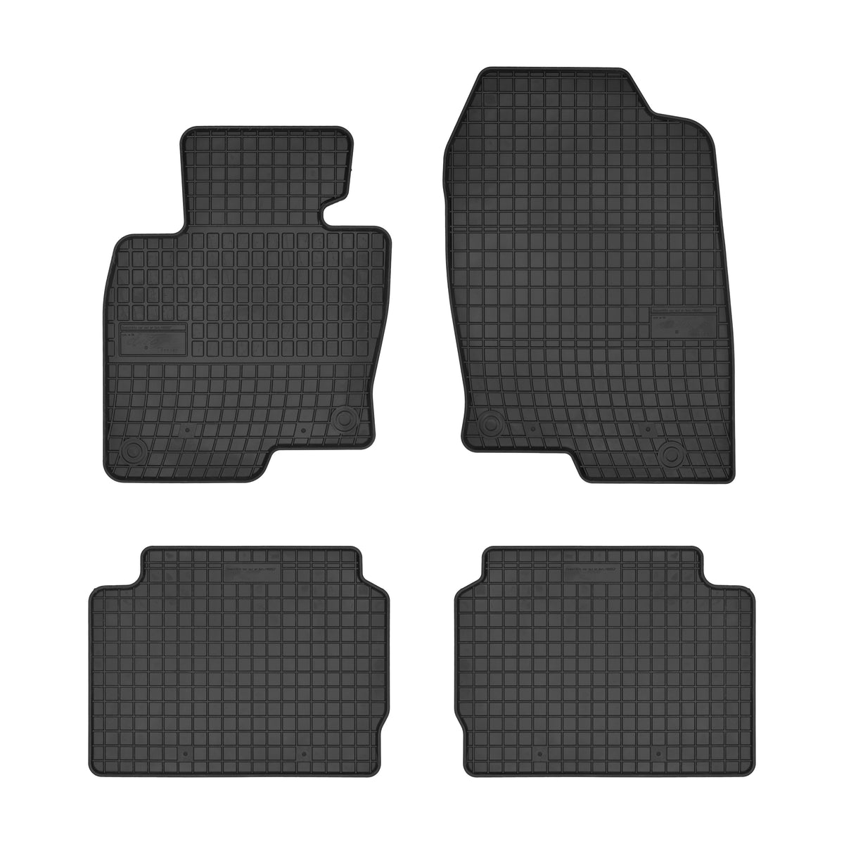 Frogum gummimatter til Mazda CX-5 II (2017-) – svart med 1 cm sidekant, sett med 4 stk.