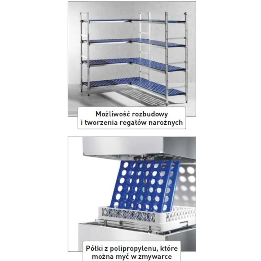 Aluminium Gastronomisk Lagerhylla For Kjøkken Med Gn1/1 Beholdere Bredde 112 Cm. - 4