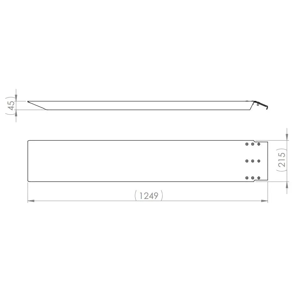 Aluminium Ramper - Unitrailer Uni L1250 - 9