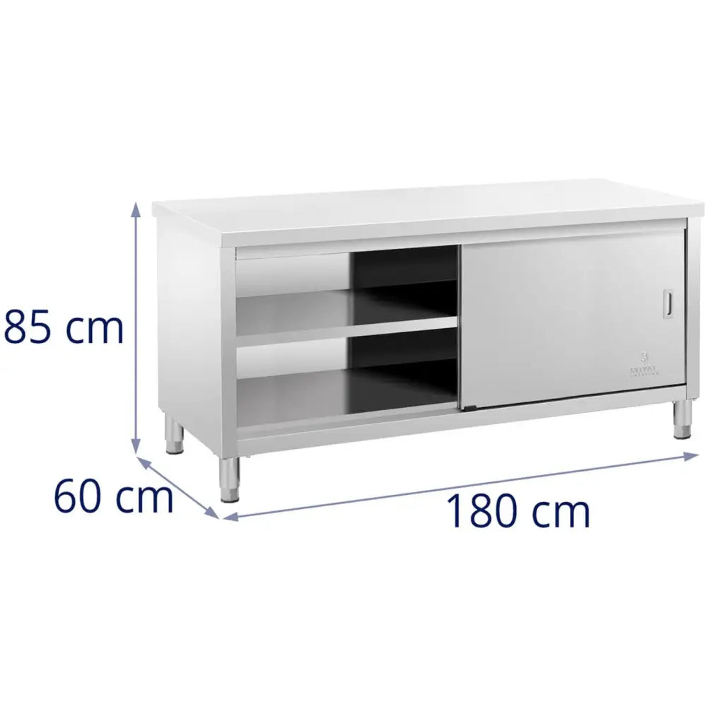 Arbeidsbenk Med Sentral Skuff 180 x 60 x 85 Cm - 6