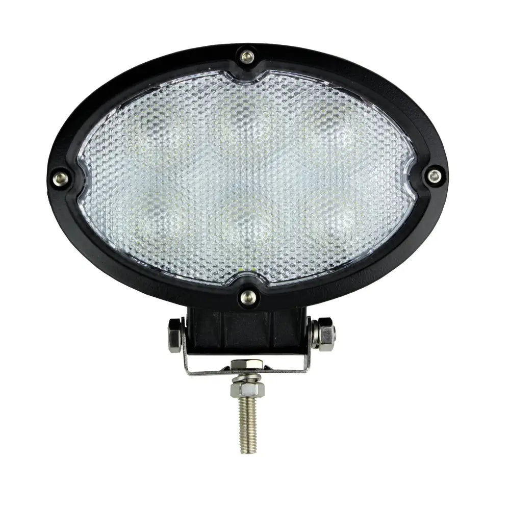 Arbeidslampe 6 Led 60w Oval 12-24v Tykk Sterk - 1