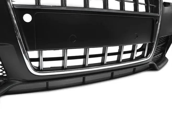 Støtfanger foran Audi A4 04-08 S-Line Chrome Black PDC | Nomax.no🥇_3