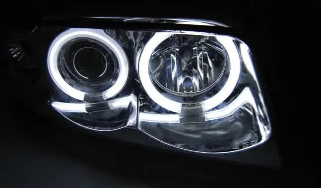 Frontlykter Audi A4 11.94-12.98 Angel Eyes CCFL Chrome | Nomax.no🥇_2