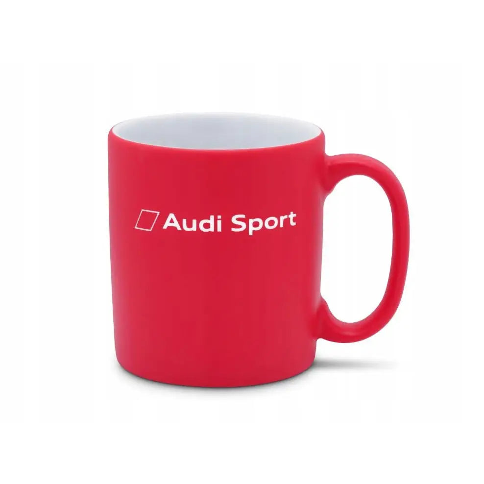 Audi Sport Rød Matt Porselenskrus Med Gravering - 1