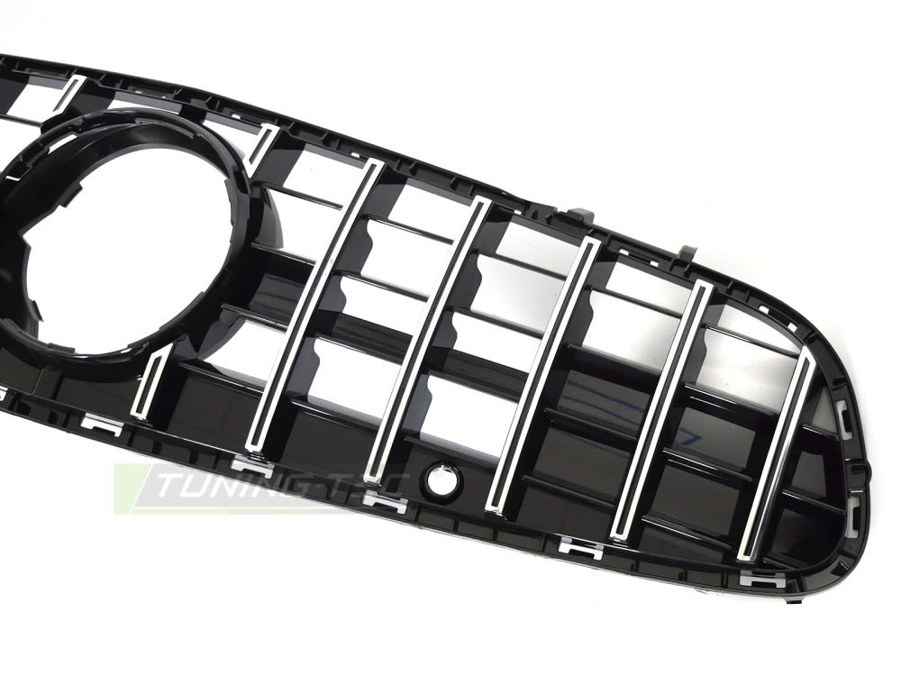 Grill Mercedes SL R231 16-20 sett fra siden, struktur synlig.