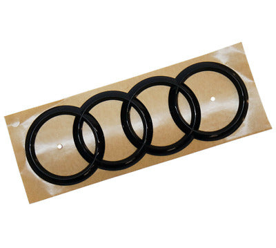 Emblem Audi ringer () Bakluke Black Edition - sett bakfra