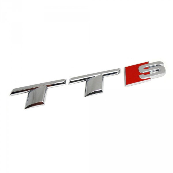 Emblem Audi TTS Chrome - sett forfra