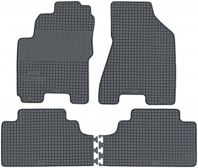 DomLine gummimatter til Kia Sportage II (2004-2010) – luktfrie, vanntette og sklisikre bilmatter i svart