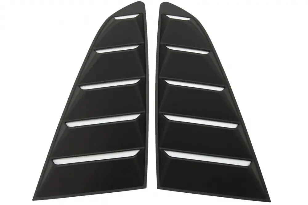Classic Quarter Side Window Louvers suitable for Ford Mustang Mk6 VI Sixth Generation (2015-2019) Matte Black | Nomax.no🥇