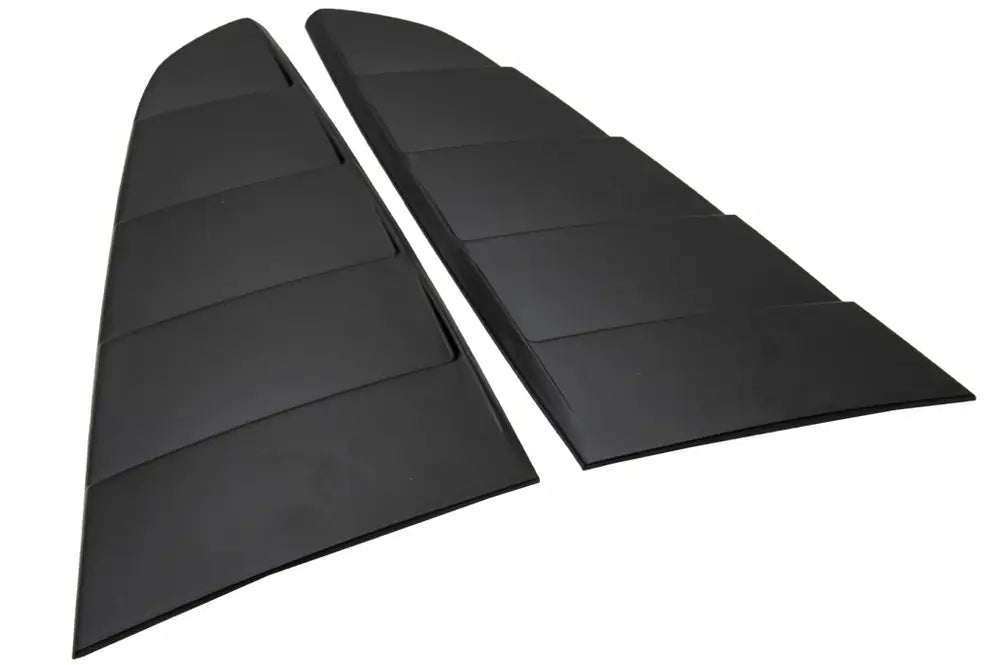 Classic Quarter Side Window Louvers suitable for Ford Mustang Mk6 VI Sixth Generation (2015-2019) Matte Black PFT Design | Nomax.no🥇_1