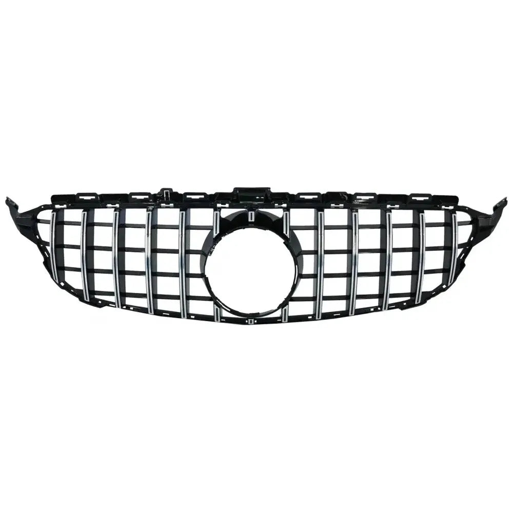 Grill Mercedes C-Class W205 S205 14-18 GT-R Panamericana Design Crom Without Camera | Nomax.no🥇