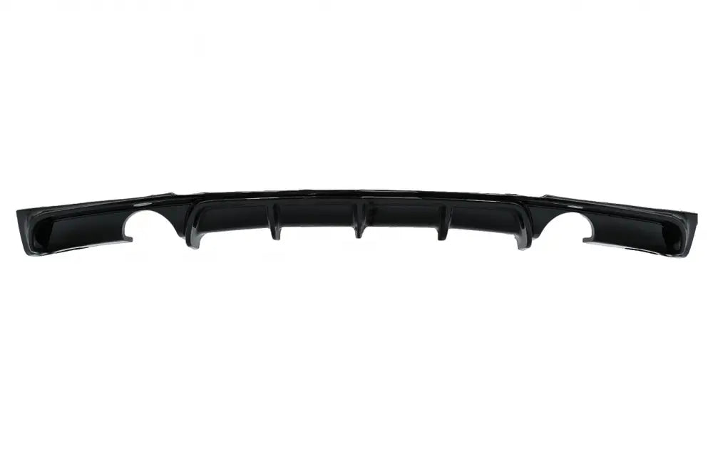 Rear Bumper Spoiler Valance Diffuser Double Outlet for Single Exhaust suitable for Bmw 3 Series F30 F31 (2011-2019) M Performance Design Piano Black | Nomax.no🥇