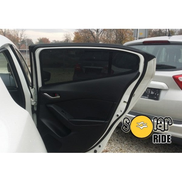 Solskjerm Mazda 3 Hatchback III (2013-2018) (2 stk) - sett forfra