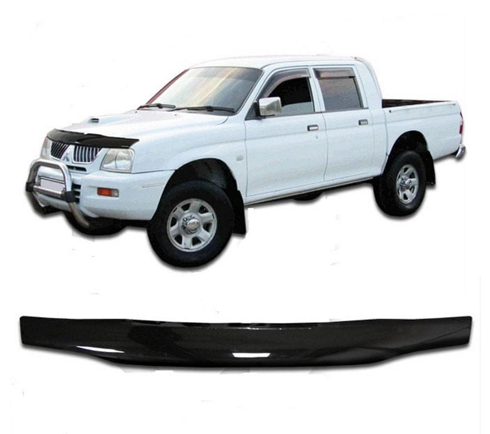 Scoutt panserbeskytter i akryl til Mitsubishi L200 (1999-2006) som beskytter mot steinsprut og riper