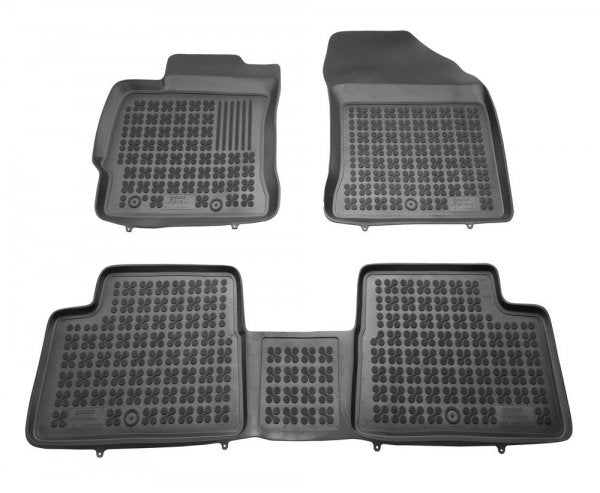 Rezaw-Plast gulvmatter til Toyota AURIS II, AURIS II Hybird – gummi og antiskli
