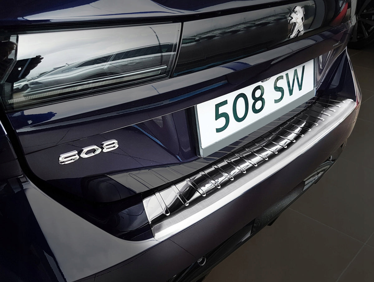 Avisa bakfangerbeskytter til Peugeot 508 II SW Stasjonsvogn – rustfritt stål