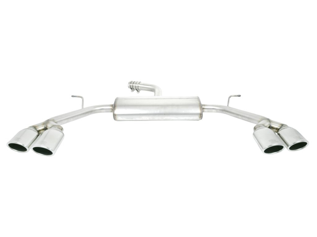 Sluttdemper duet Premium Ulter Audi A3 8V Sedan 101-431 i 304 rustfri stal med endepipe 57