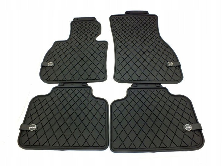 BMW OEM gummimatter med høykant til Mini COUNTRYMAN II (F60) 2017– – 4-delers sett i svart