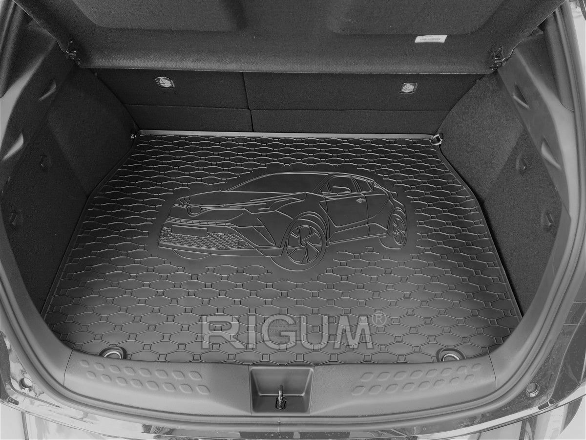 Rigum bagasjeromsmatte til Toyota C-HR I – 10 mm sidekant