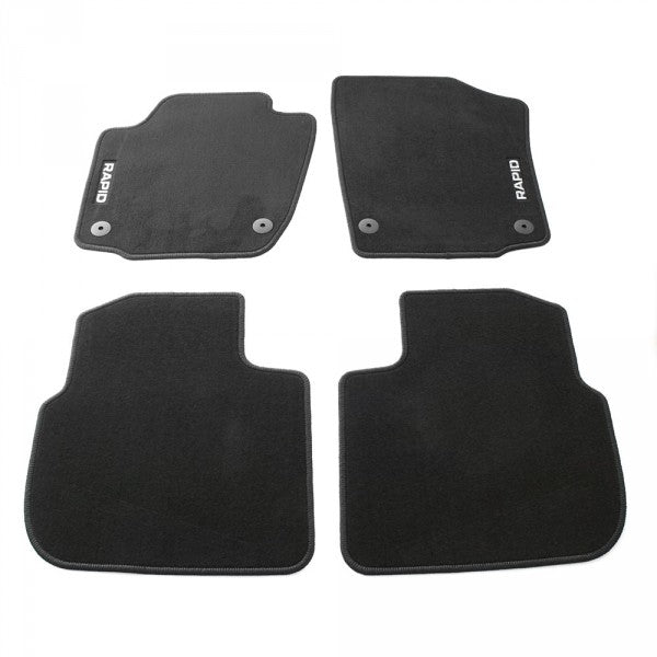 VAG OEM stoffmatter til Skoda Rapid – stoffmateriale